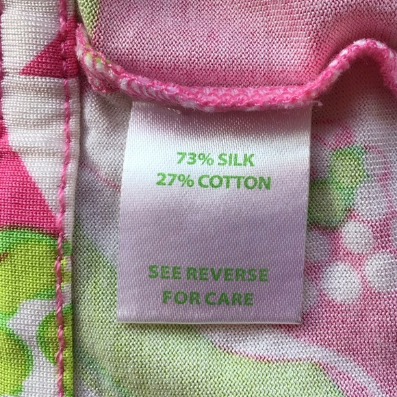 Lily Pulitzer Floral Silk Blend Sleeveless Dress NEW - Picture 9 of 10